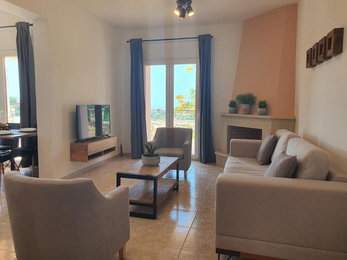 Natural View Villa With Private Pool Skouloufia Luaran gambar