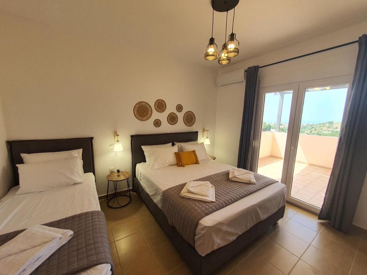 Natural View Villa With Private Pool Skouloufia Luaran gambar